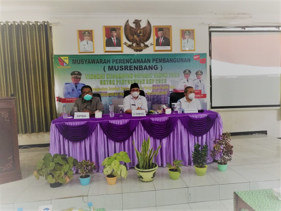 Musrenbang Tingkat Kecamatan Ciparay Kabupaten Bandung Tahun 2022